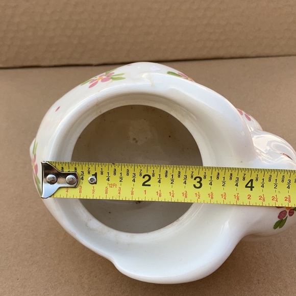 E SOLD Vintage WEISS bunny planter summer Avon Mother’s Day May Mom Garden - Picture 7 of 11